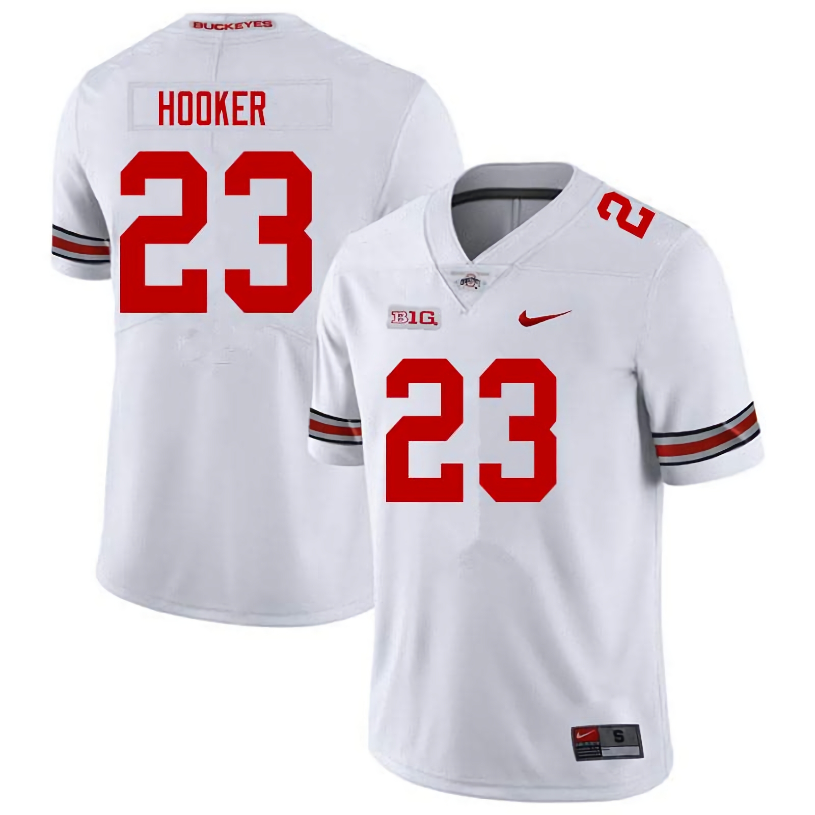 Marcus Hooker Ohio State Buckeyes Men's NCAA #23 Nike White College Stitched Football Jersey ZMQ3456FF